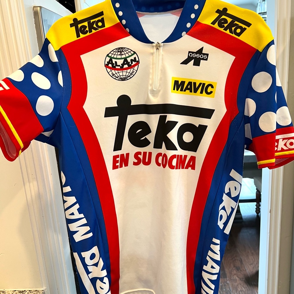 Teka Retro Short Sleeve Men’s Cycling Jersey